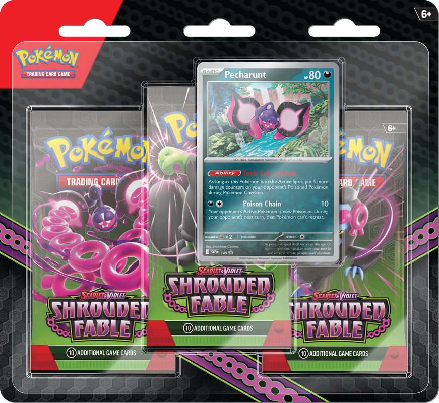 POKEMON SV6.5 SHROUDED FABLE 3PK BLISTER