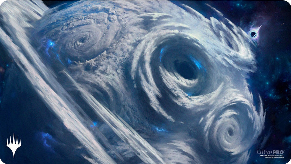 UP PLAYMAT MTG EDGE OF ETERNITIES MYTHIC LAND BLUE