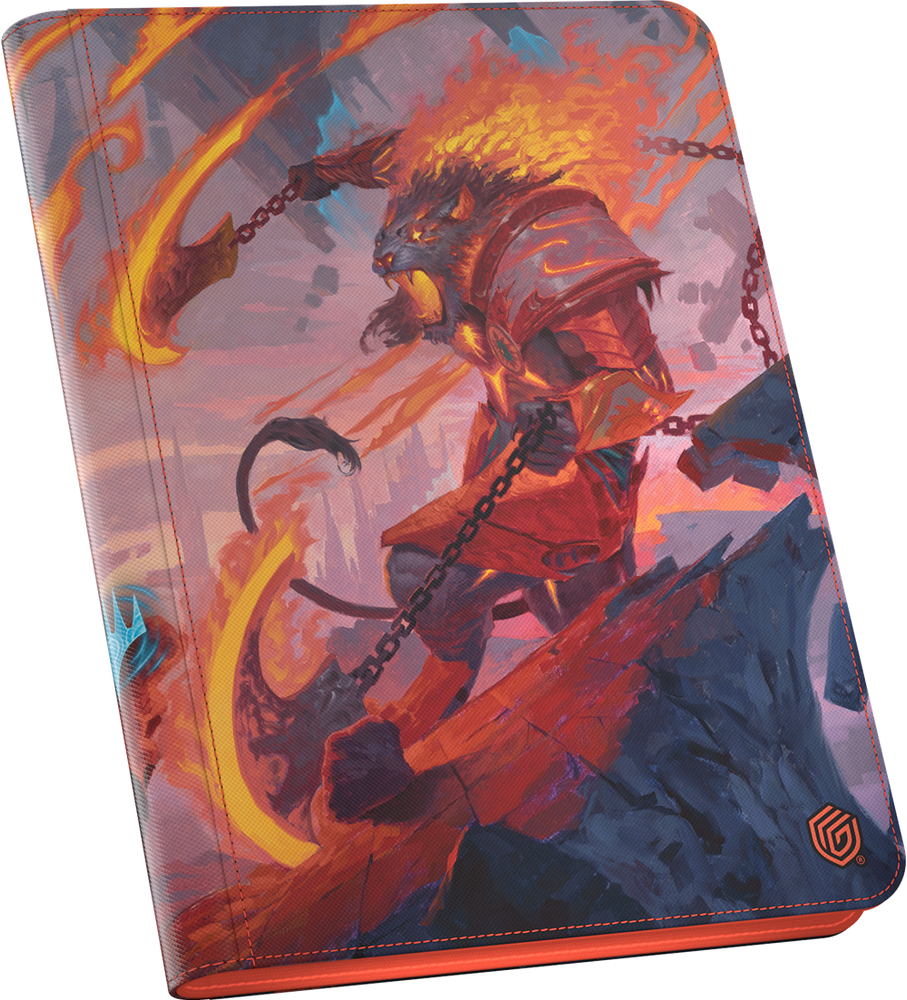 UG ZIPFOLIO 360 XENOSKIN MTG REALITY FRACTURE - WHITE/RED MYTHIC