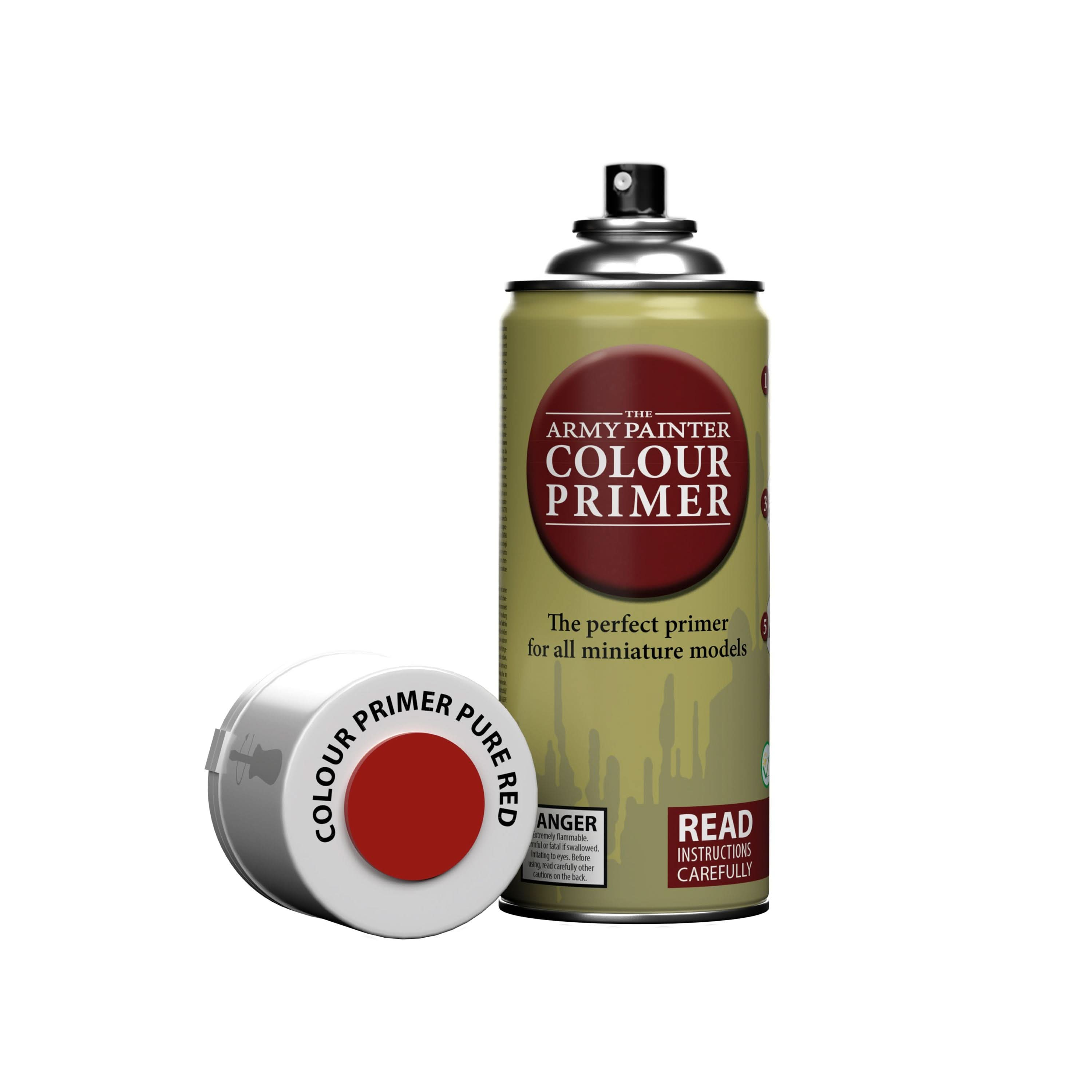 THE ARMY PAINTER COLOUR PRIMER: PURE RED SPRAY