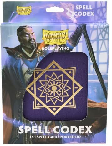 DRAGON SHIELD RPG SPELL CODEX ARCANE PURPLE