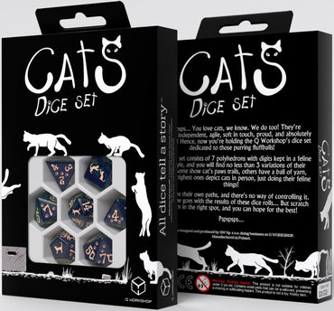 CATS DICE SET MITTENS