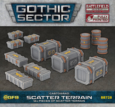 BATTLEFIELD IN A BOX: GOTHIC SECTOR CASTOGRAD SCATTER TERRAIN