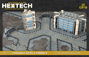 BATTLEFIELD IN A BOX: HEXTECH TRINITY CITY HIGHWAY EXITS AND TUNNELS 12CT
