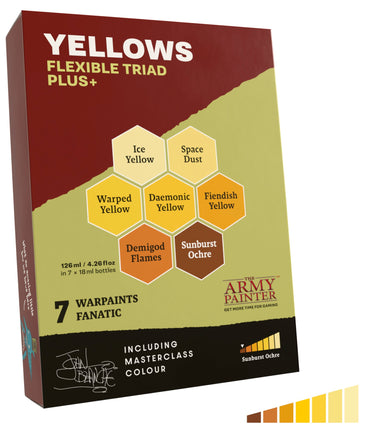 WARPAINTS: FANATIC FLEXIBLE TRIAD PLUS+ YELLOWS