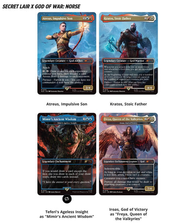 MTG SECRET LAIR PLAYSTATION SUPER DROP GOD OF WAR: NORSE REGULAR (LIMIT 1)