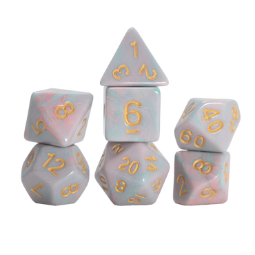 SD POLYHEDRAL PINK UNICORN 7-DIE SET