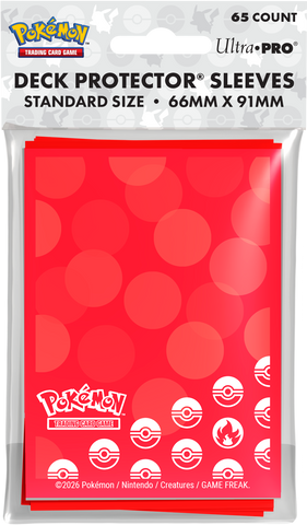 UP D-PRO POKEMON ENERGY FIRE TYPE 65CT