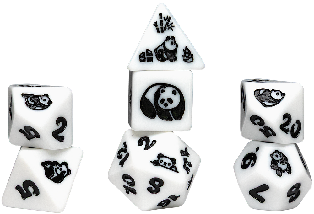 SD ANIMALS MOON PANDA 7-DIE SET (80)
