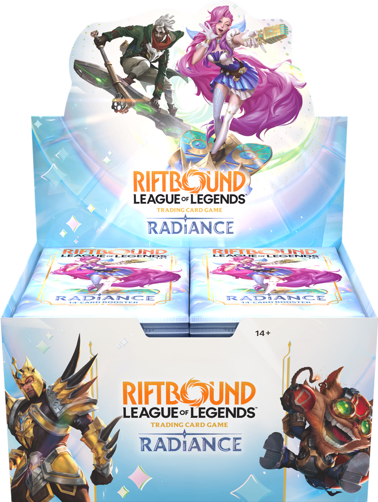 RIFTBOUND LEAGUE OF LEGENDS TCG RADIANCE BOOSTER BOX (LIMIT 3) PRE ORDER ^ OCT 23/26