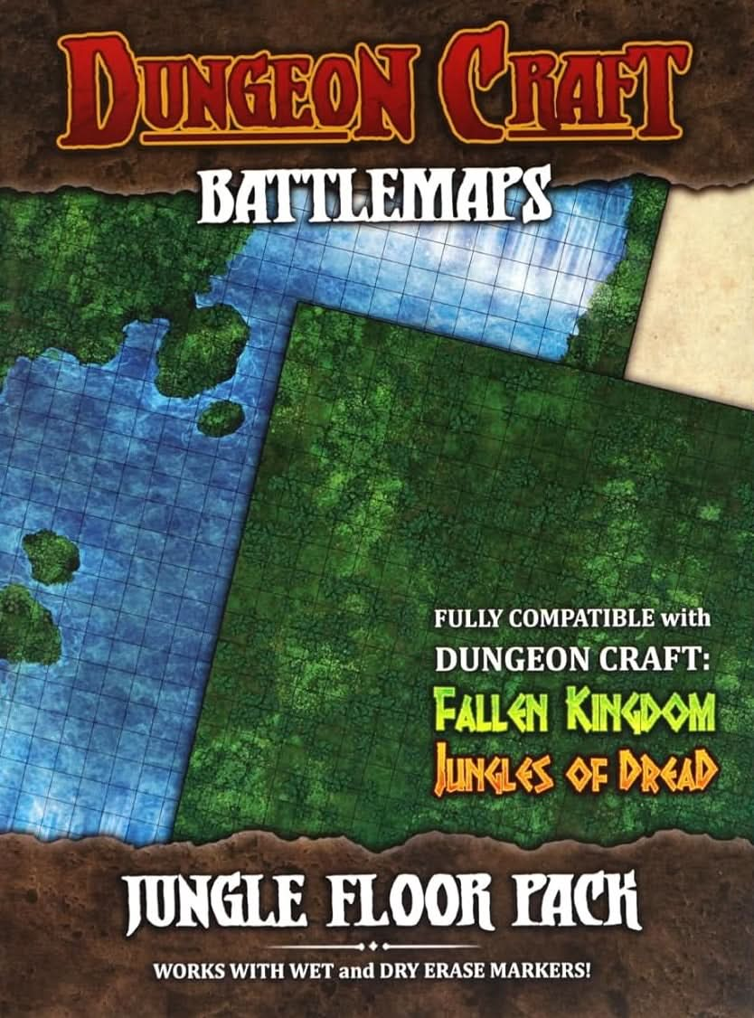 DUNGEON CRAFT BATTLE MAP: JUNGLE FLOOR