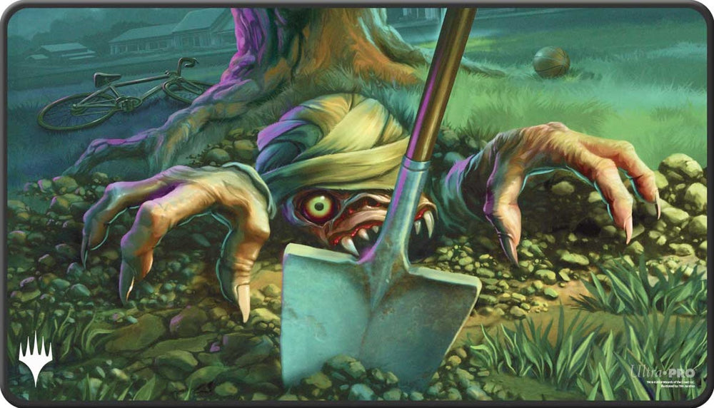 UP PLAYMAT MTG DUSKMOURN BLACK STITCHED GUEST ARTIST #1