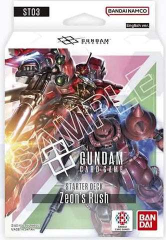 GUNDAM CG ST-03 ZEON'S RUSH STARTER DECK
