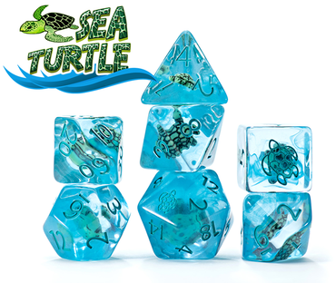 INCLUSION DICE - SEA TURTLE