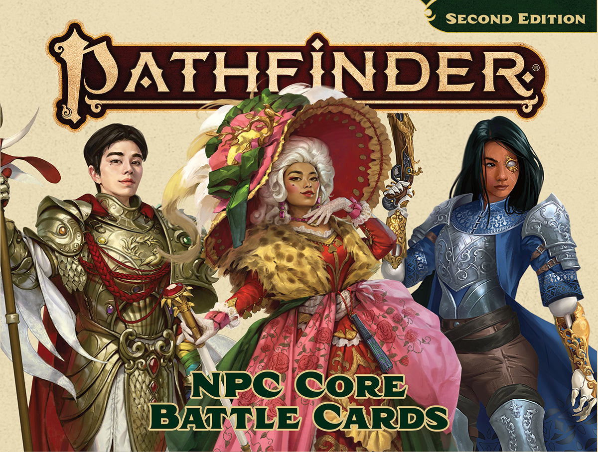 PATHFINDER 2E RPG NPC CORE BATTLE CARDS