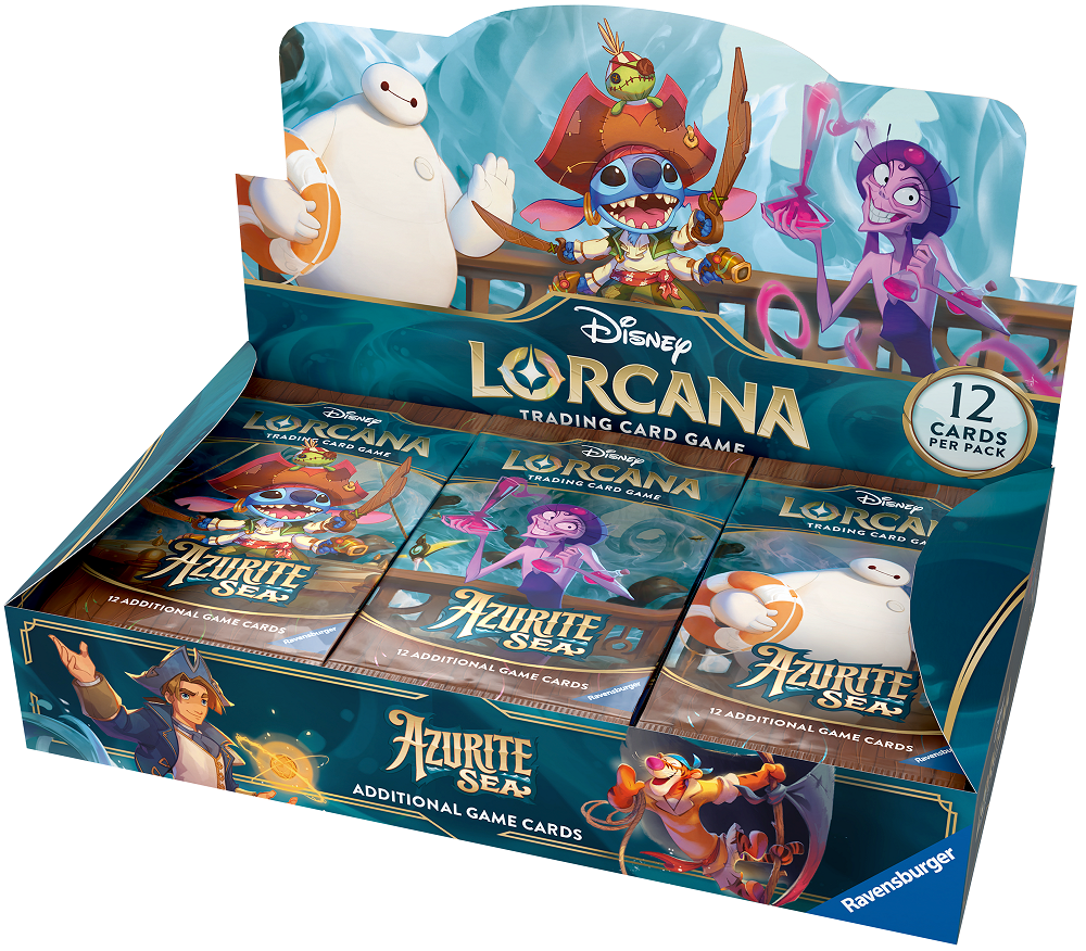 DISNEY LORCANA AZURITE SEA BOOSTER BOX PRE ORDER