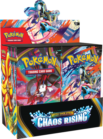POKEMON ME04 CHAOS RISING BOOSTER PRE ORDER ^ MAY 18