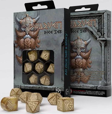 DWARVEN DICE SET - GOLD