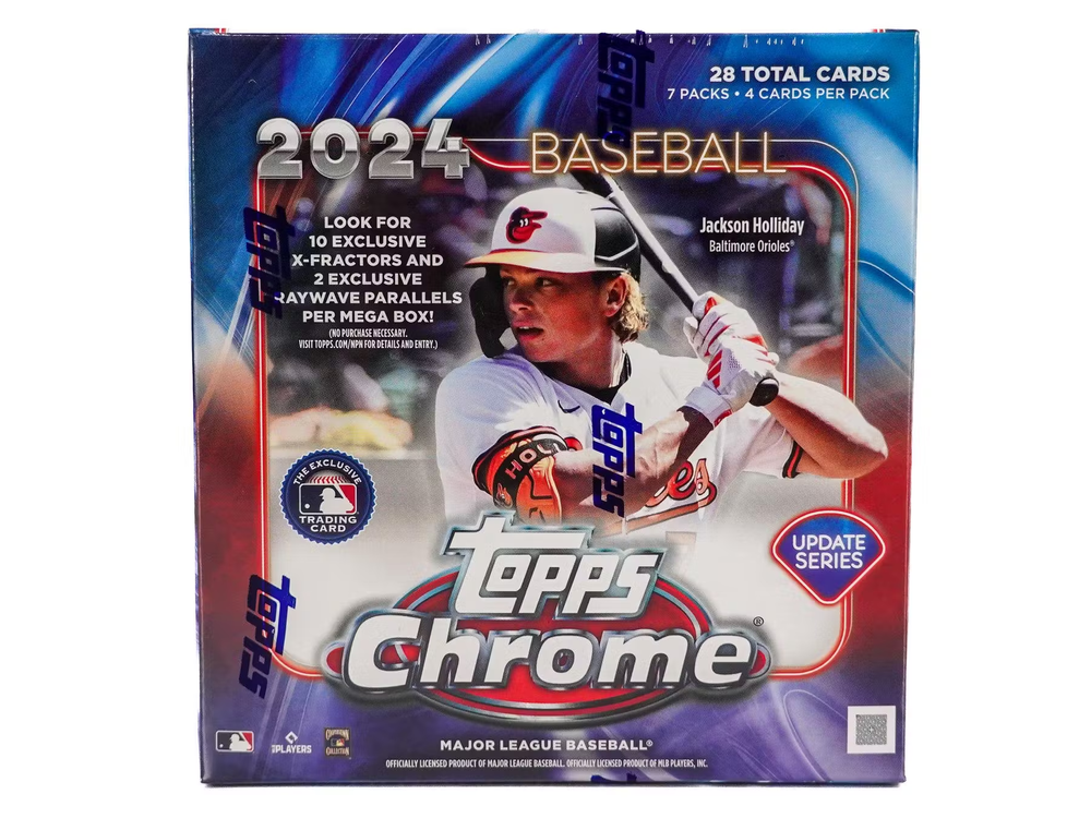 2024 TOPPS CHROME UPDATE BASEBALL MEGA BOX