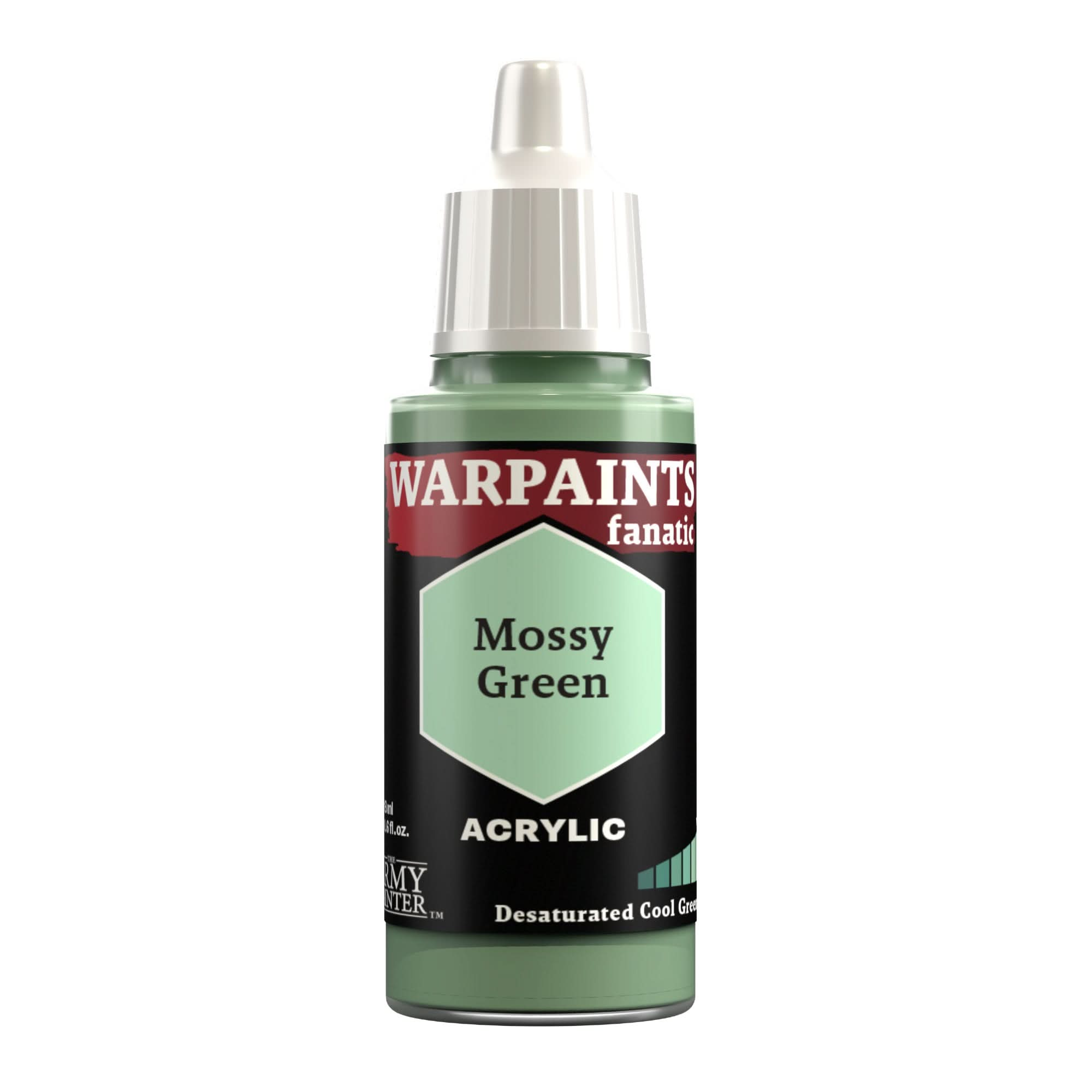 THE ARMY PAINTER WARPAINTS: FANATIC ACRYLIC MOSSY GREEN