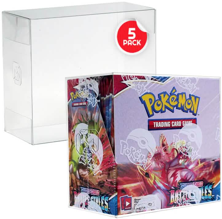 ER POKEMON BOOSTER LARGE BOX PET PROTECTOR SOFT CREASE 0.50MM 5PK