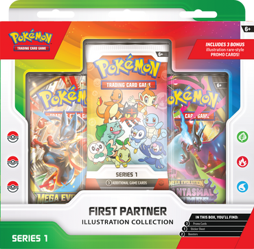 POKEMON FIRST PARTNER ILLUSTRATION COLLECTION SERIES 1 (LIMIT 4)