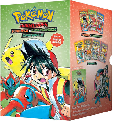 POKEMON ADVENTURES FIRERED/LEAFGREEN/EMERALD BOX