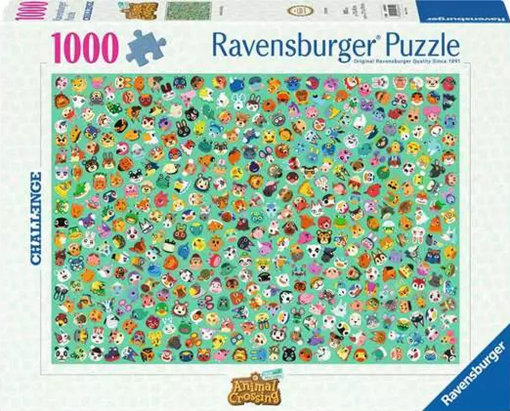 ANIMAL CROSSING CHALLENGE 1000 PC PUZZLE