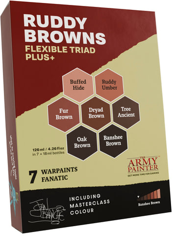 WARPAINTS: FANATIC FLEXIBLE TRIAD PLUS+ RUDDY BROWNS