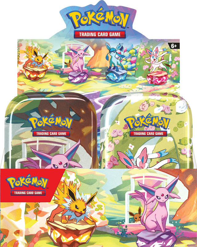 POKEMON SV8.5 PRISMATIC EVOLUTIONS MINI TIN PRE ORDER ^ FEB 7/25