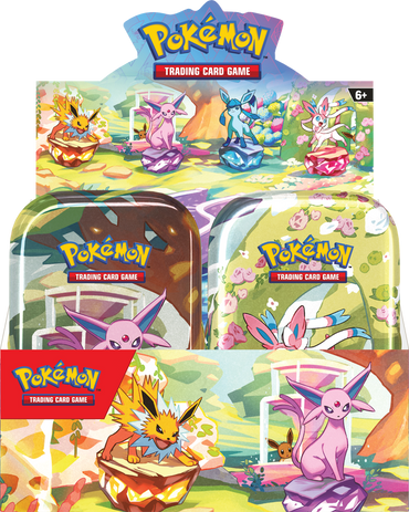 POKEMON SV8.5 PRISMATIC EVOLUTIONS MINI TIN PRE ORDER ^ FEB 7/25