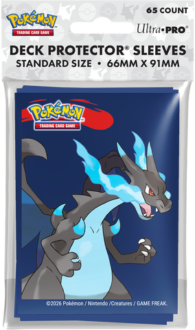 UP D-PRO POKEMON MEGA CHARIZARD X SLEEVES 65CT