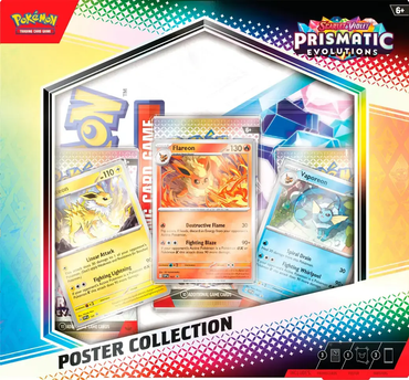 POKEMON SV8.5 PRISMATIC EVOLUTIONS POSTER COLLECTION PRE ORDER ^ JAN 17/25