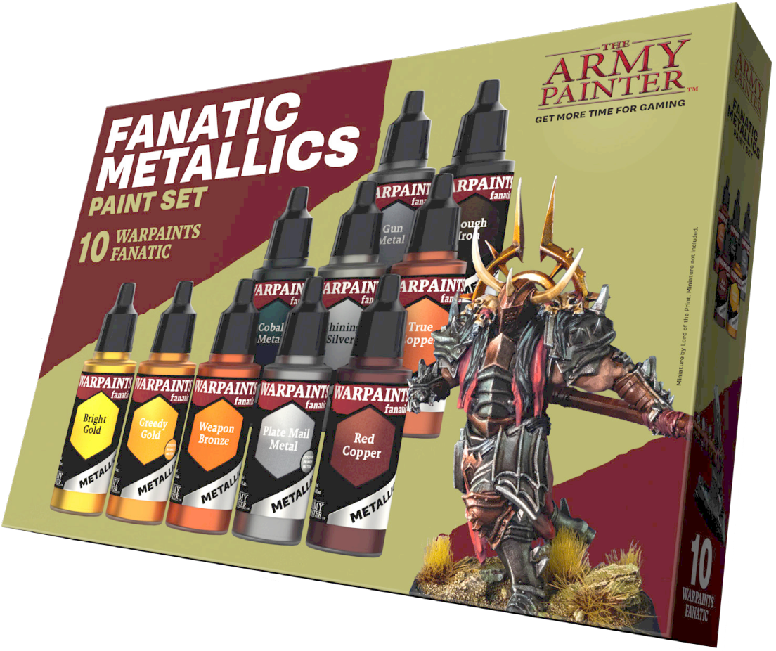 THE ARMY PAINTER WARPAINTS: FANATIC METALLICS PAINT SET