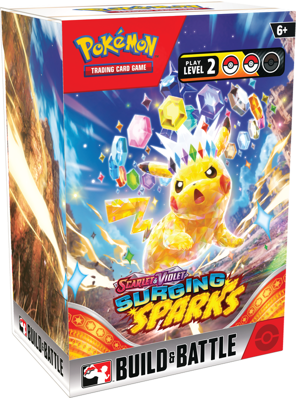 POKEMON SV8 SURGING SPARKS BUILD & BATTLE BOX