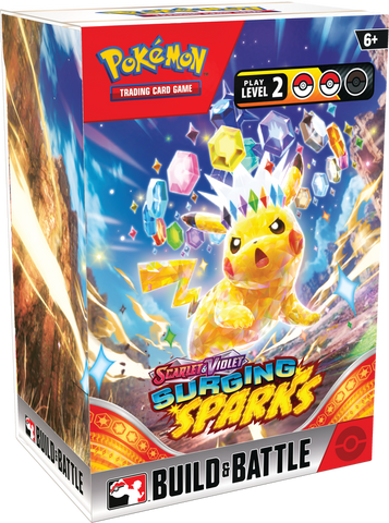 POKEMON SV8 SURGING SPARKS BUILD & BATTLE BOX