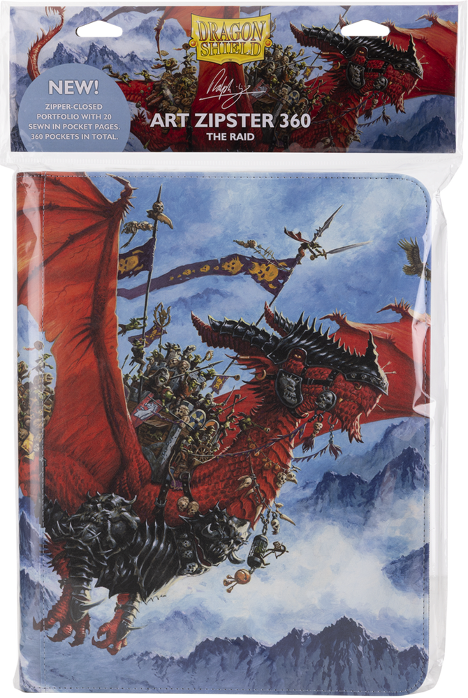 DRAGON SHIELD ART ZIPSTER 360 ALBUM THE RAID