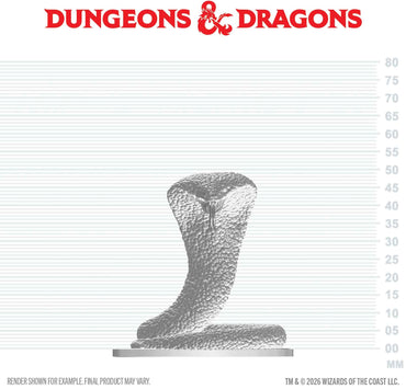 DND UNPAINTED MINIS WV29 POLAR SERPENT