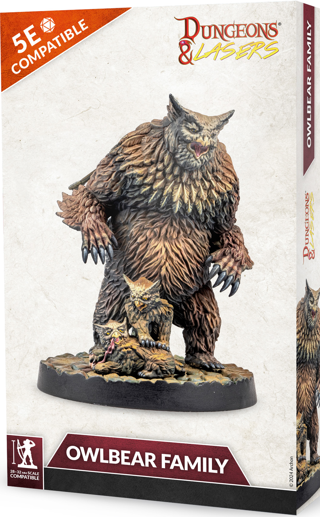 DUNGEONS AND LASERS OWLBEAR FAMILY