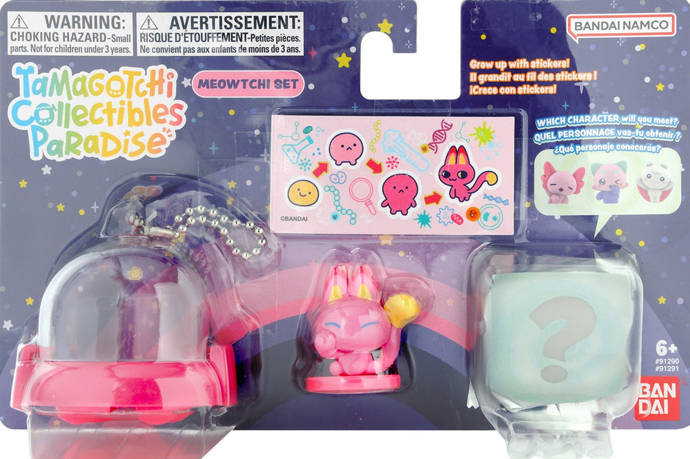 TAMAGOTCHI COLLECTIBLES FIGURE SET - MEOWTCHI