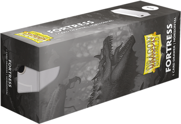 DRAGON SHIELD FORTRESS CARD DRAWERS 1 ROW WHITE