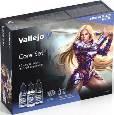 VALLEJO: TRUE METALLIC METAL CORE SET