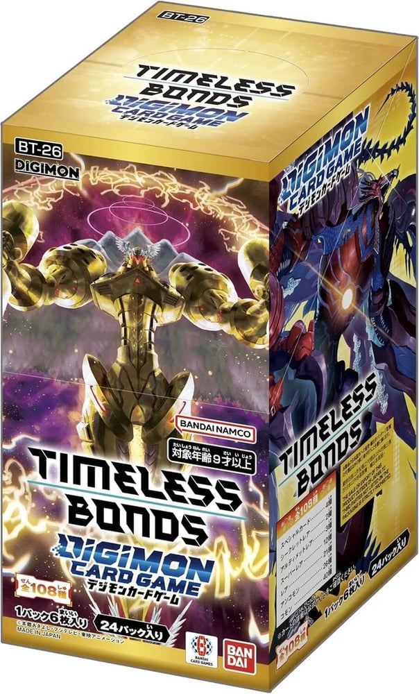 DIGIMON CG BT-26 TIMELESS BONDS BOOSTER BOX