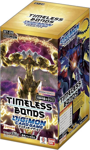 DIGIMON CG BT-26 TIMELESS BONDS BOOSTER BOX