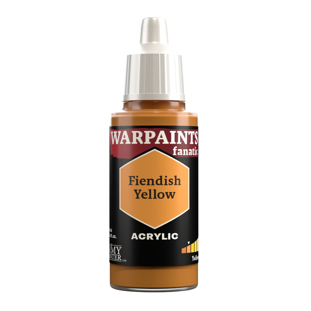 THE ARMY PAINTER WARPAINTS: FANATIC ACRYLIC FIENDISH YELLOW