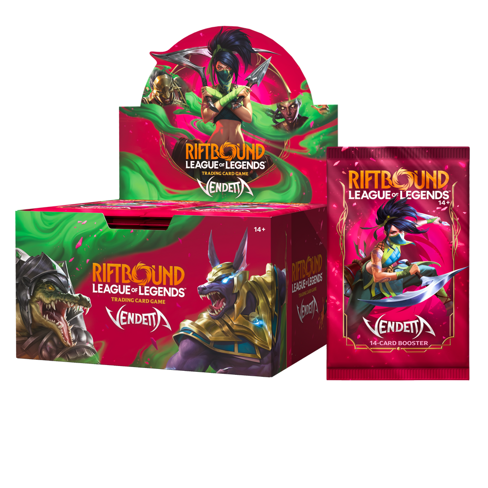 RIFTBOUND LEAGUE OF LEGENDS TCG VENDETTA BOOSTER BOX (LIMIT 6) PRE ORDER ^ JULY 31