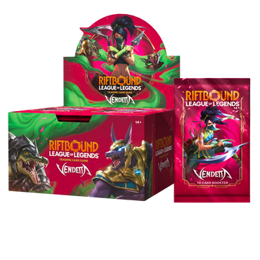 RIFTBOUND LEAGUE OF LEGENDS TCG VENDETTA BOOSTER BOX (LIMIT 6) PRE ORDER ^ JULY 31