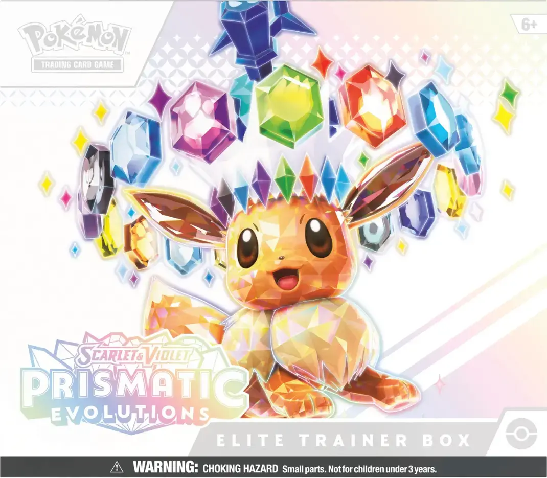 POKEMON SV8.5 PRISMATIC EVOLUTIONS ELITE TRAINER BOX PRE ORDER ^ JAN 17/25