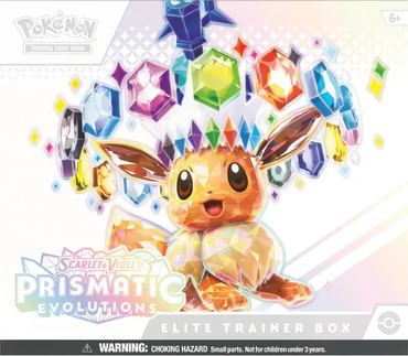 POKEMON SV8.5 PRISMATIC EVOLUTIONS ELITE TRAINER BOX PRE ORDER ^ JAN 17/25