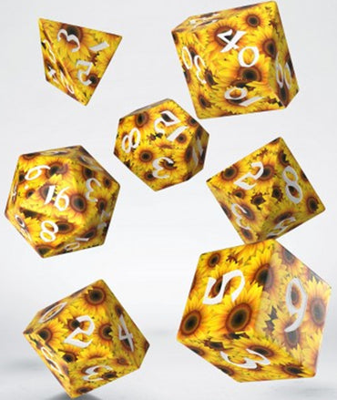 FULL ART DICE SET SUNFLOWER